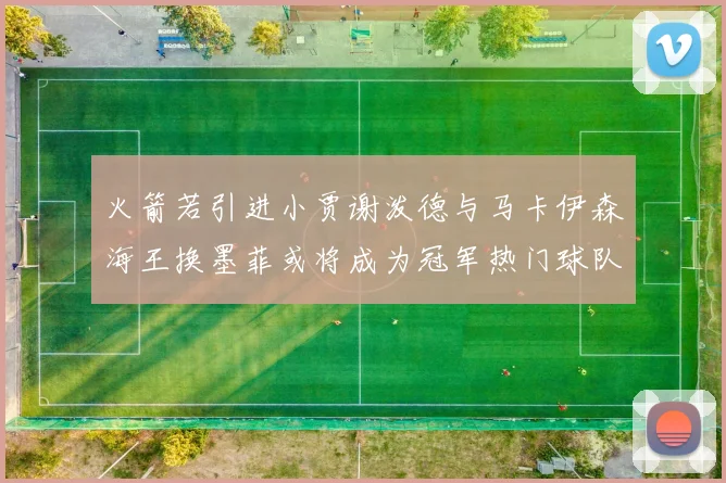 火箭若引进小贾谢泼德与马卡伊森海王换墨菲或将成为冠军热门球队